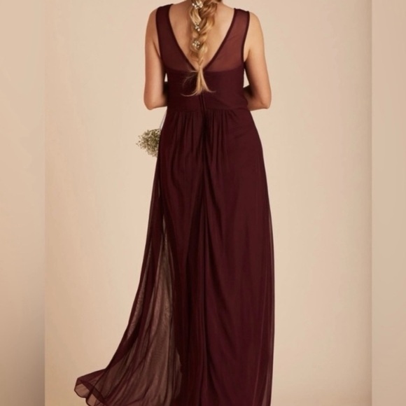 Birdy Grey Ryan Cabernet bridesmaid formal maxi gown Size Medium - Picture 11 of 11